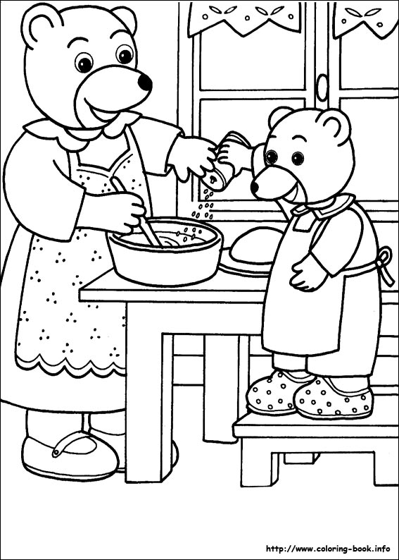 Little Brown Bear coloring picture